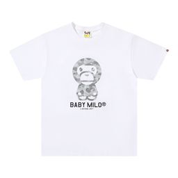 thumbnail for 230g heavy version of the trendy brand PE summer new short-sleeved T-shirt for men and women couple loose half