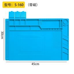 thumbnail for Mobile Phone and Computer Repair Workbench High Temperature Resistant Thickeneded Insulation Pad with Magnetic Anti-Static S160 Silicone Pad Wholesale