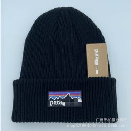 thumbnail for Wholesale autumn and winter outdoor knitted hats, men's European and American fashion brands, cold hats, casual warm beanies, embroidered pullover hats