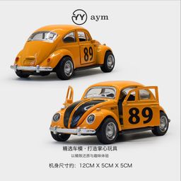 thumbnail for Retro Beetle Nostalgic Old-Fashioned Collection Car Model Ornaments Artificial Alloy Toy Car Kidsren's Boy Gift