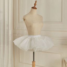 thumbnail for Lolita skirt 25cm six-gauze super polo Lolita petticoat daily short dog short puff skirt cos soft gauze support