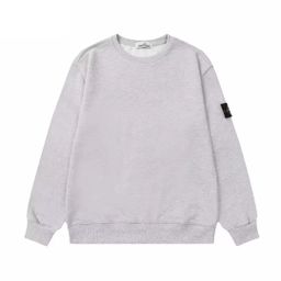 thumbnail for STONE stone classic solid color hooded badge long sleeve jacket unisex island couple tide cross-border foreign trade