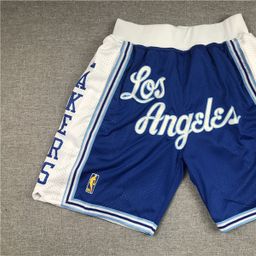 thumbnail for Jersey shorts Lakers Joe James Raptors Magic Heat retro dense rust pocket training pants men and women summer sports