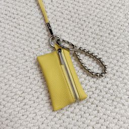 thumbnail for 2025 new top layer cowhide mini lipstick coin purse minimalist fashion halterneck bag buckle car key bag tide