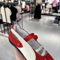 thumbnail for Putian Chunyuan Pm Ballet Shoes Rose Same Style Sports-Style Mary Jane Shoes Flat Round Toe Single Strap Shoes