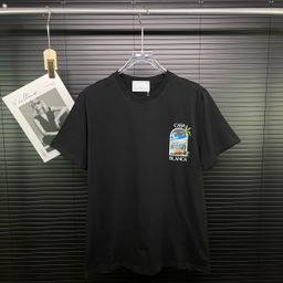 thumbnail for European and American Trendy Brand Summer New Ca Casa Short-Sleeved T-Shirt for Men and Women with Front and Rear 3D Digital Printing Export