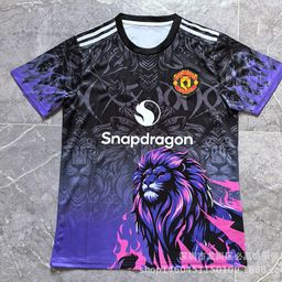 thumbnail for Premier League 2122 Manchester United completo 2324 Manchester United Ronaldo camisa Beckham 2526 Rashford uniforme de futebol