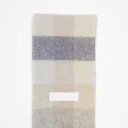 thumbnail for Scarf women's winter ac double-sided rainbow plaid shawl long seahorse hair color-blocked scarf men's tassel