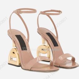 thumbnail for European Station DG Casual Leather Shoes Silver Sea Cucumber Cowhide Women's Shoes Slippers Explosive Sandals High Heel Comfortable