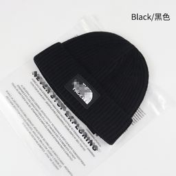 thumbnail for 2024 factory autumn and winter new melon skin knitted hat men's warm women's wool hat children's hat flanging e-commerce