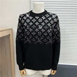 thumbnail for Correct Version of Luxury Trend Pu La&#039;s Pr Classic Round Neck Sweater Embroidered Logo Jacquard High Quality Same Style for Men and Women Cross-Border