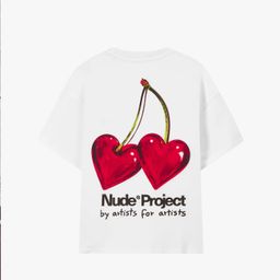 thumbnail for 26SS跨境Nudepr潮牌爆品重磅纯棉男女宽松短袖T恤情侣衣服T-shirt