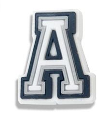 thumbnail for Black and white letter series hole shoes shoe buckle shoe flower PVC soft rubber shoe accessories jewelry