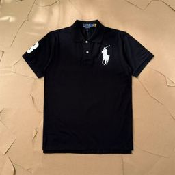 thumbnail for High-end version RL Rough Pony Polo shirt embroidered cross-border breathable unisex short-sleeve Malaysian collar summer limited edition T-shirt