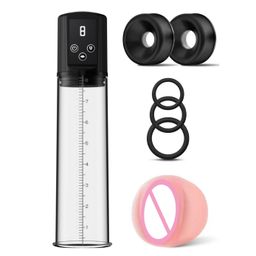 thumbnail for Vacuum negative pressure penis pump traction stretching workout male penis trainer male masturbator sex toys