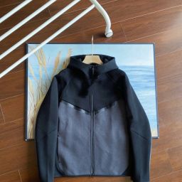 thumbnail for 25 Spring and Autumn Casual Sports Laminated TECH FIECE Technology Zipper Set Jacket Sweatpants 950+496