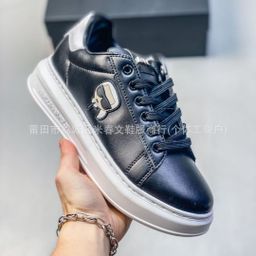 thumbnail for European Station Genuine Leather Mai Yuankun Lafayette New Men's Shoes, High-End Casual Shoes, Thick-Soled Fashion Board Shoes, Trendy Brand Xiaobai