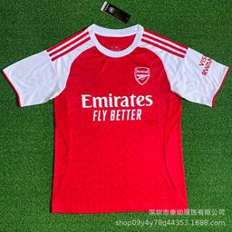 thumbnail for Customized Football Uniforms, Arsenal Thai Version Jerseys, Saka Sports Competition Training Uniforms, Cross-Border Foreign Trade Jersey Factory