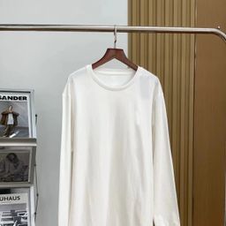 thumbnail for Spring and Summer American Classic Casual Round Neck Long-Sleeved T-Shirt Loose Pony Embroidered Tops for Men and Women as Base