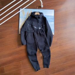thumbnail for 2025 Spring and Autumn Casual Sports Glued Technology Zipper Jacket Sweatpants Set 950 and 496