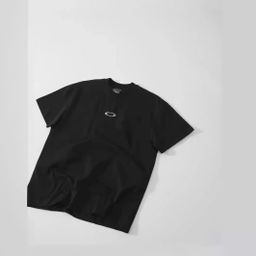 thumbnail for High-End Version of Niche Oakley Basic Embroidered Short-Sleeved Simple Retro Style Vintage Couple Trendy Casual Versatile