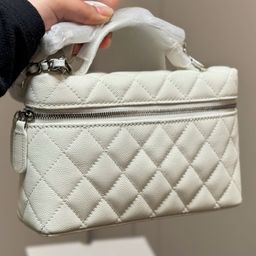 thumbnail for Lunch box handbag bag 2025 new diamond check chain shoulder bag crossbody bag women's bag Z430