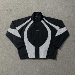 thumbnail for Corteiz Tracksuit Drill Star Fashion Contrast Color Stitching Design Jacket Windbreaker Jacket