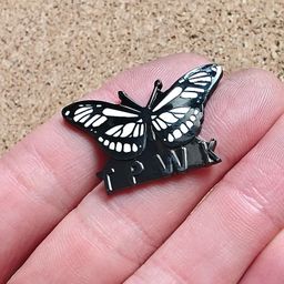 thumbnail for Pop singer Harry Stiles skatoon brooch music lyrics Be kind to others letter badge pin