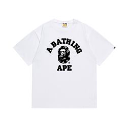 thumbnail for Cross-border wholesale 2024 summer new fashion brand classic ape-man camouflage lightning print men's and women's cotton short-sleeved T-shirt