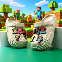 thumbnail for Children's Croc Shoes Boys' Slippers Summer New Style Boys' Non-Slip Indoor Baby Cartoon Beach Sandals for Kids