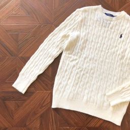 thumbnail for Spring and Autumn Thin Pony Hooded RL Cardigan Solid Color Sweater Embroidered Loose plus size Paul Men&#039s Polo Jacket