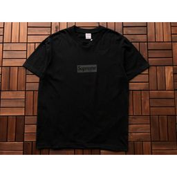 thumbnail for Cross-border original beauty tide Sup letter printing BOX high version short sleeve T-shirt men's and women's loose street tide a generation of hair