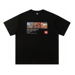 thumbnail for The correct version of NT North Face Home 230 grams cotton T-shirt unisex couple trend print wide and versatile casual