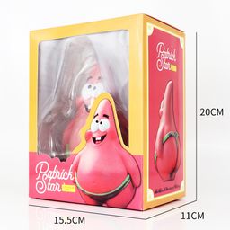 thumbnail for Figura engraçada do Patrício Estrela, um bom amigo, modelo de carro fofo, presente de aniversário, ornamento, dropshipping, desenho animado.