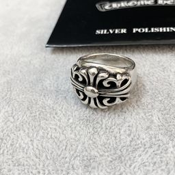 thumbnail for Crow Heart Ring Cross High-End Hip-Hop Punk Couple Style Tomb Eternal Heart Cross-Border Factory Wholesale