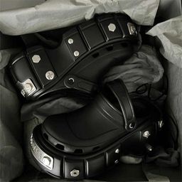 thumbnail for Paris Street thick-soled toe hole shoes, women's summer wear, EVA heightening slippers, men's cross-border foreign trade, wholesale high heels