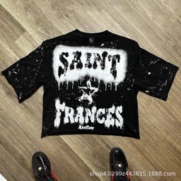 thumbnail for Amazon Aliexpress Amazon Supply Amazon Punk Rock Retro Oversized T-Shirt Hip-Hop Harajuku Small