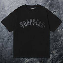 thumbnail for Trapstar Short-sleeved Correct Creative Printing Ins Niche Cross-border Trendy Brand Loose American High Street T-shirt