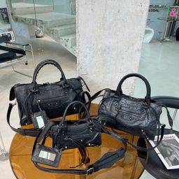 thumbnail for Paris Rivet Biker Bag INS Spice Girl Bag Premium Willow Stud Retro Tide Portable Pillow Bag One Shoulder Crossbody Bag