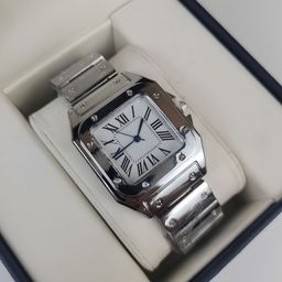 thumbnail for The new Cajia Santos is the same Roman series fully automatic non-mechanical expression blue balloon style watch