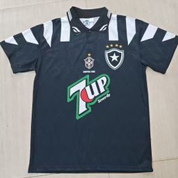 thumbnail for Entrega imediata de uniformes de futebol do Botafogo da Liga Brasileira, para jogos em casa e fora, masculinos e femininos, uniformes de treino, versão torcedor.
