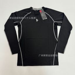 thumbnail for Body esportivo, mangas compridas e curtas, roupas de treino de corrida de secagem rápida, coletes de futebol de basquete, camisetas fitness de alta elasticidade, camadas de base