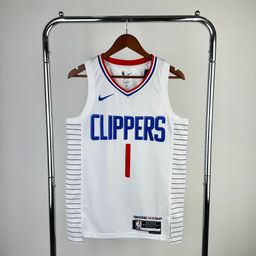 thumbnail for 23-25 Season Clippers Hot-Pressed Home Jersey 0 Westbrook No. 1 Harden 13 George 2 Leonard Basketball Uniform