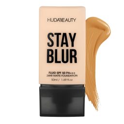 thumbnail for HUDABEAUTY Foundation STAY BLUR Foundation concealers, controls oil, and moisturizes