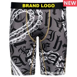 thumbnail for Ethika's Same Men's Underwear Boxer Trbottomy Brand Shorts Ice Silk Print Sports Quick-Drying Extbottomed Leggings