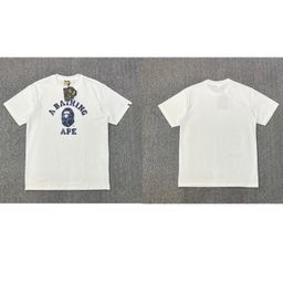 thumbnail for High-Quality Bape Ape Head 25Ss Short-Sleeved Men&#039;s and Women&#039;s American Short-Sleeved T-Shirts Trendy Brand Tops Wholesale