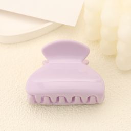 thumbnail for K-Style of Simple Glossy Half-Tied Hair Clip for Women's Back of Head Elegant Semi-Circular Hair Shark Clip Headwear Small Hair Clip