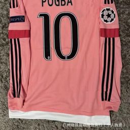 thumbnail for Factory direct vintage long-sleeve Manchester United vs Barcelona home and away matches cross-border football jersey printed jersey wholesale