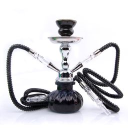 thumbnail for hookah small set double-barreled hookah accessories stainless steel gourd shisha hookah cross-border supply