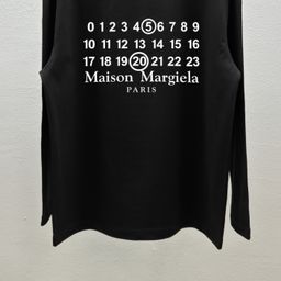 thumbnail for Xiaohongshu star same 300g cotton long-sleeved T-shirt pure cotton long-sleeved T-shirt for men